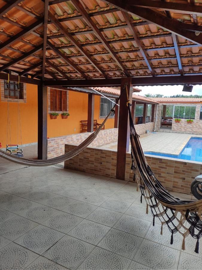 Chacara Bella Vida Com Piscina Churrasqueira Salao De Festas Fogao A Lenha Quadra อาราซาริกัวมา ภายนอก รูปภาพ