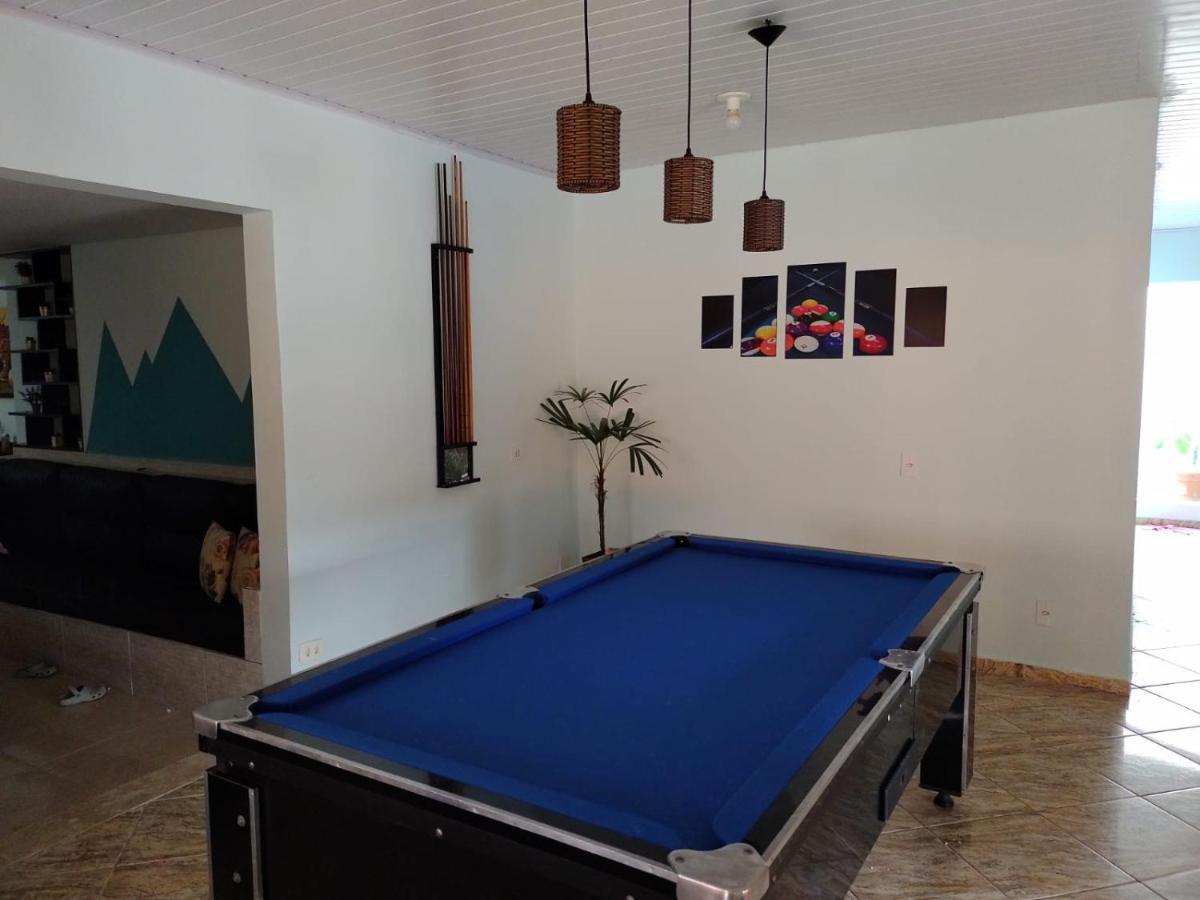 Chacara Bella Vida Com Piscina Churrasqueira Salao De Festas Fogao A Lenha Quadra อาราซาริกัวมา ภายนอก รูปภาพ