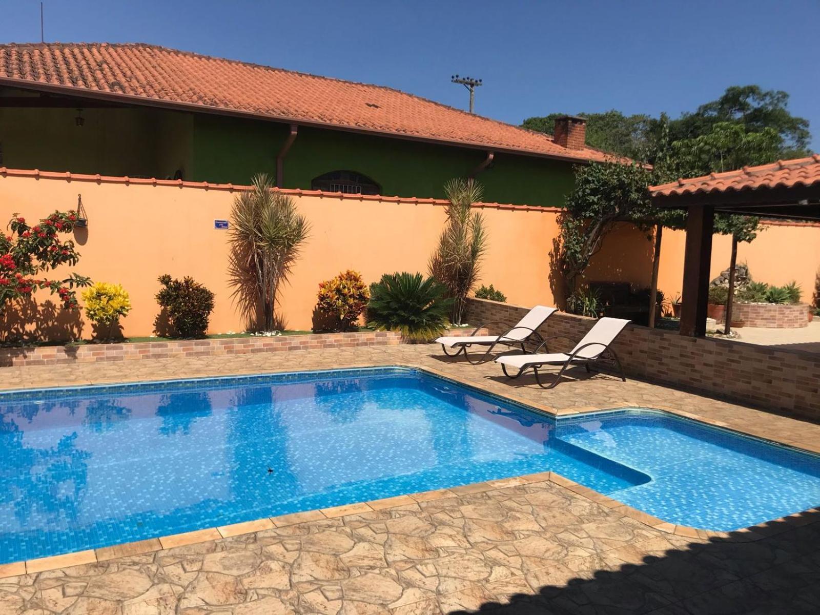 Chacara Bella Vida Com Piscina Churrasqueira Salao De Festas Fogao A Lenha Quadra อาราซาริกัวมา ภายนอก รูปภาพ